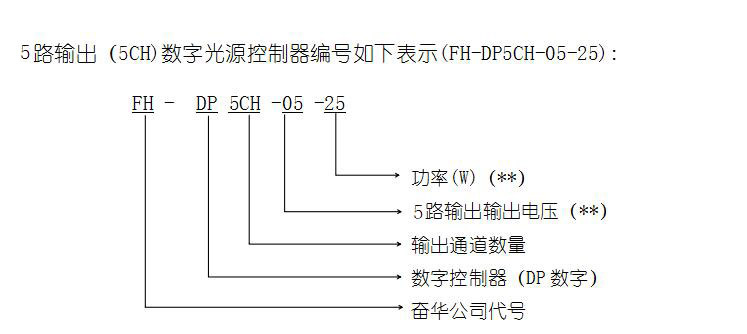 五路数字光源控制器