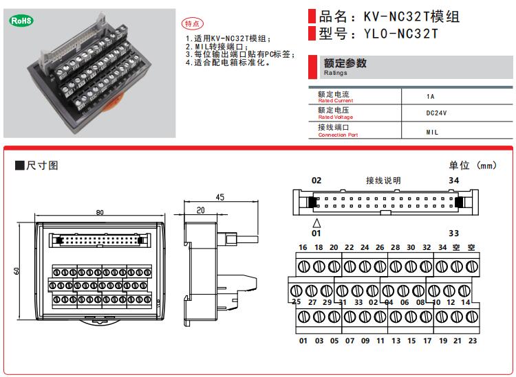 KV-NC32T模组