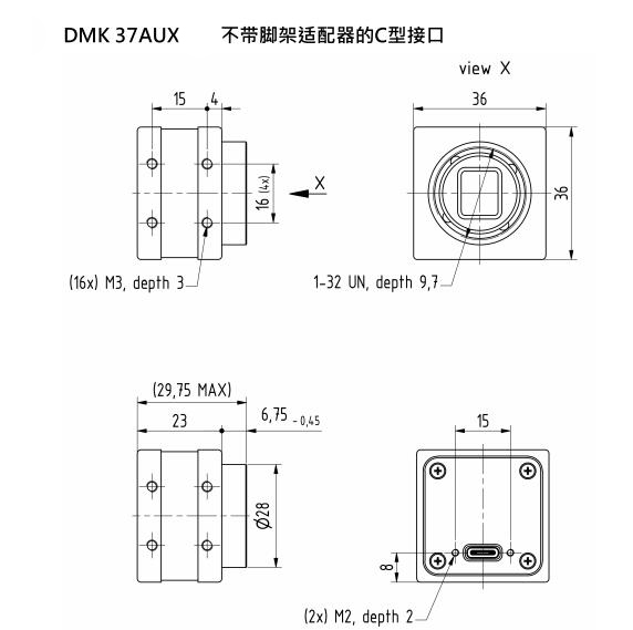 USB3.1黑白工业相机